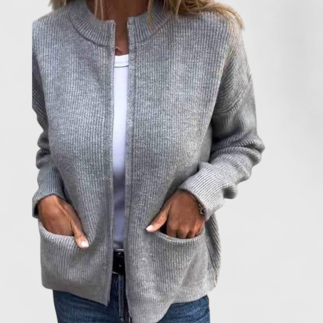 עידן - קרדיגן סרוג מכותנה