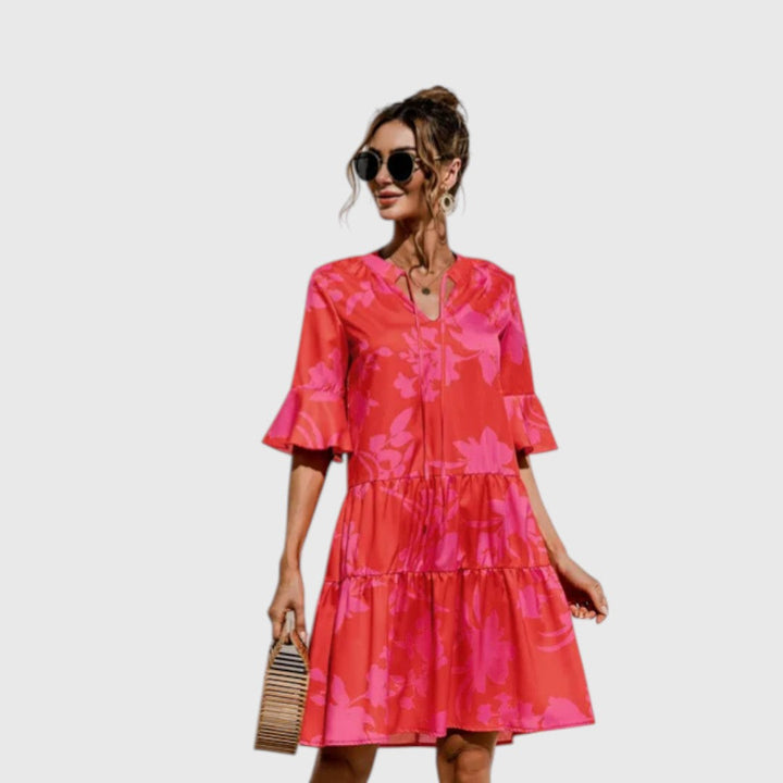 אילנור - שמלת קיץ עם מותן נמוכה