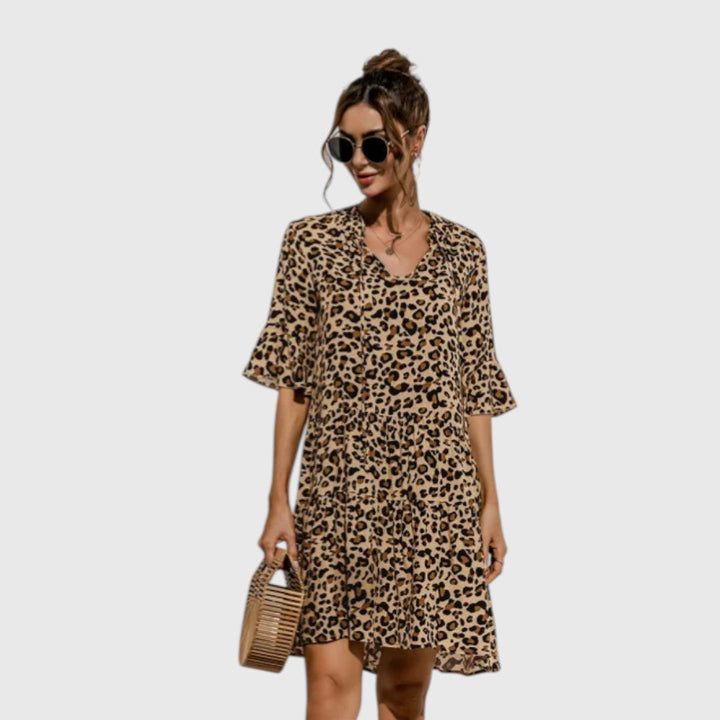 אילנור - שמלת קיץ עם מותן נמוכה