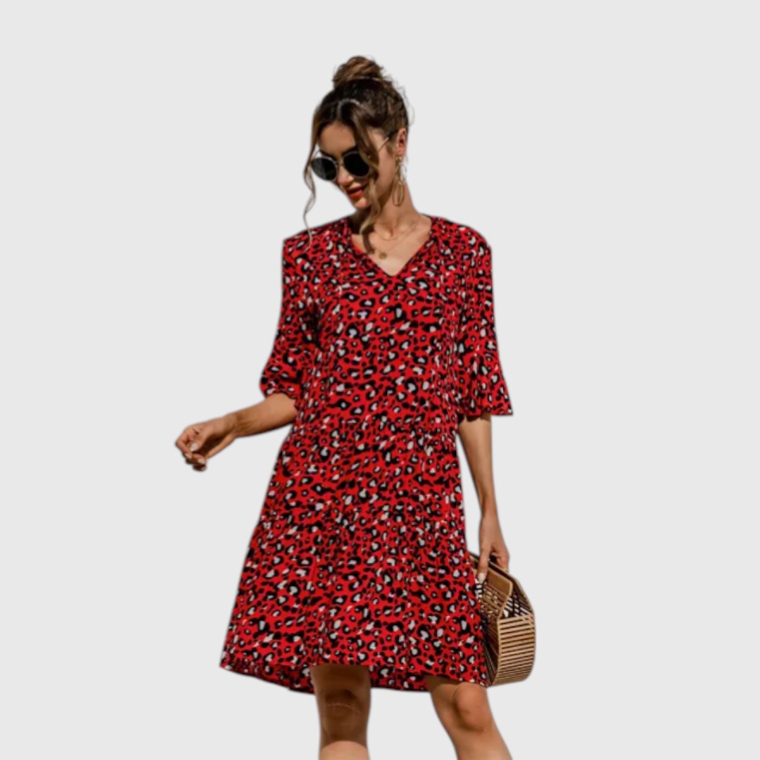 אילנור - שמלת קיץ עם מותן נמוכה