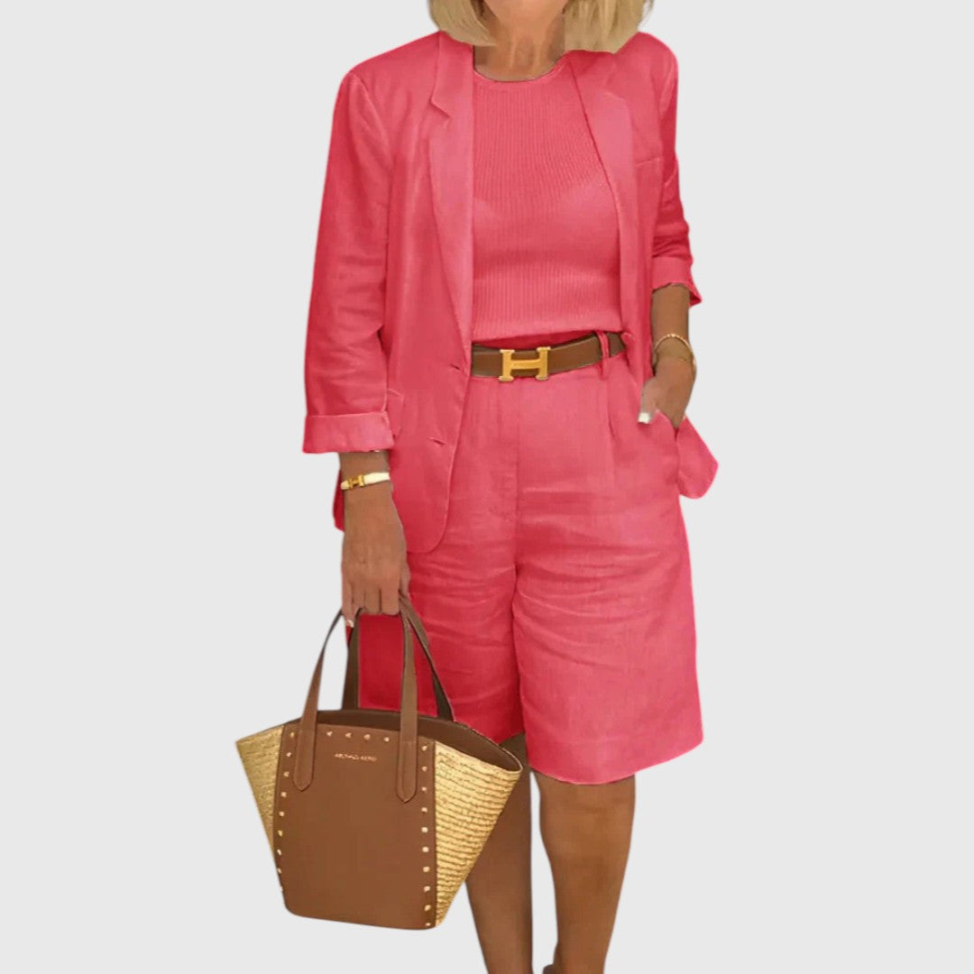 אליין - סט חליפה אופנתי דו-חלקי