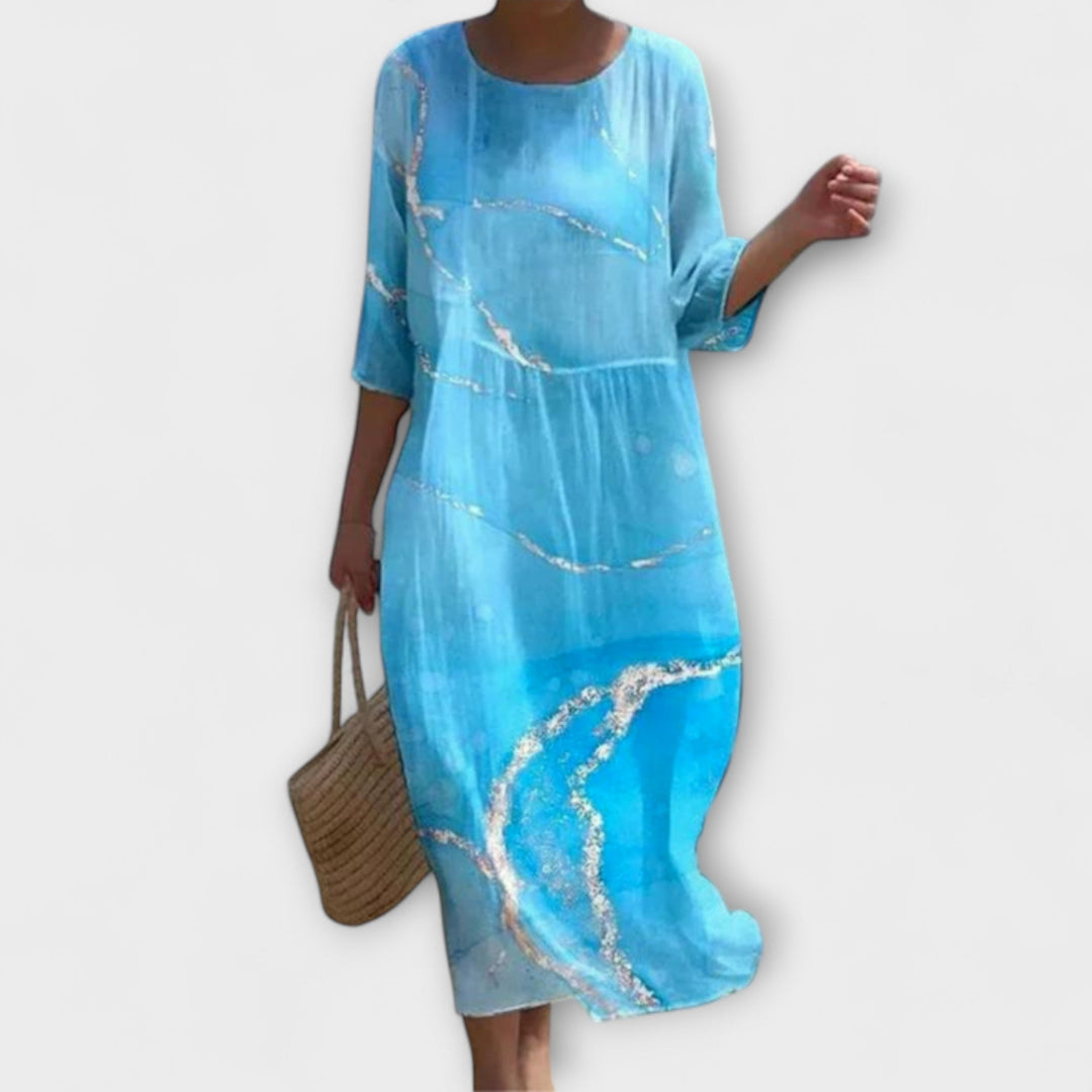 Rosa - שמלת מקסי פרחונית אופנתית