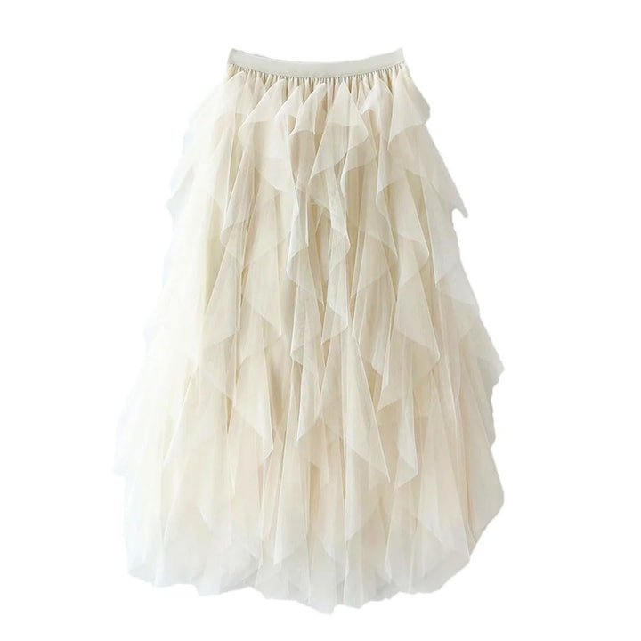 Women's Irregular Mesh Skirt