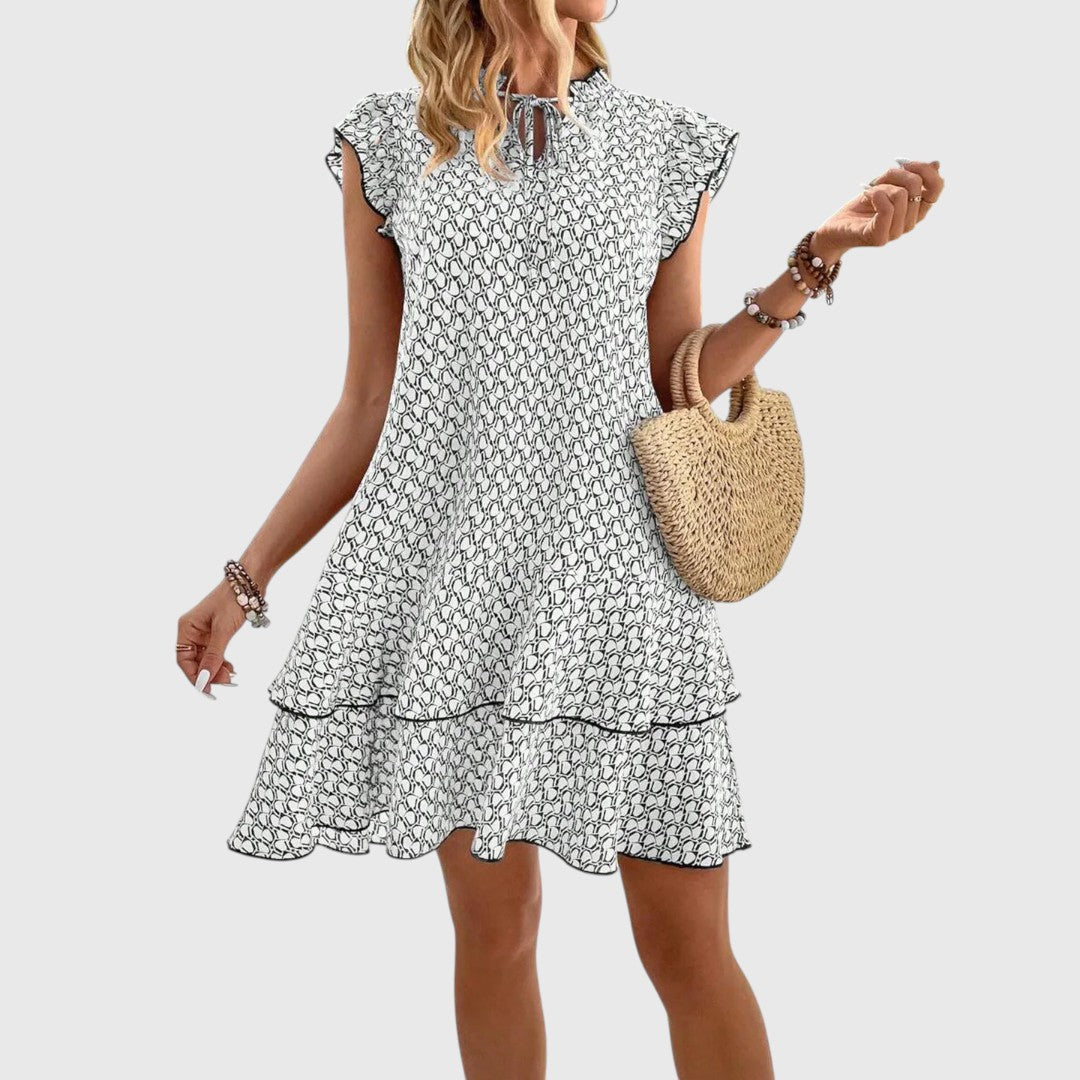 יבון - שמלת פרחים אלגנטית