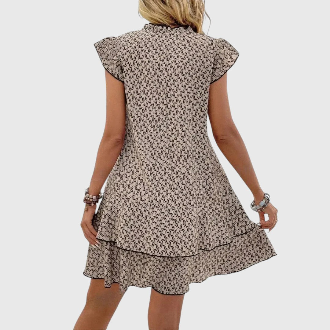 יבון - שמלת פרחים אלגנטית