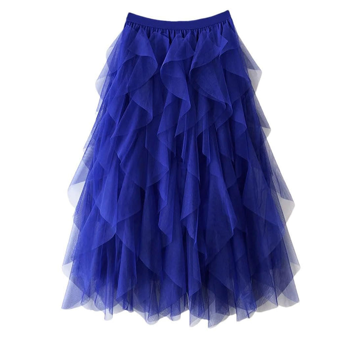 Women's Irregular Mesh Skirt