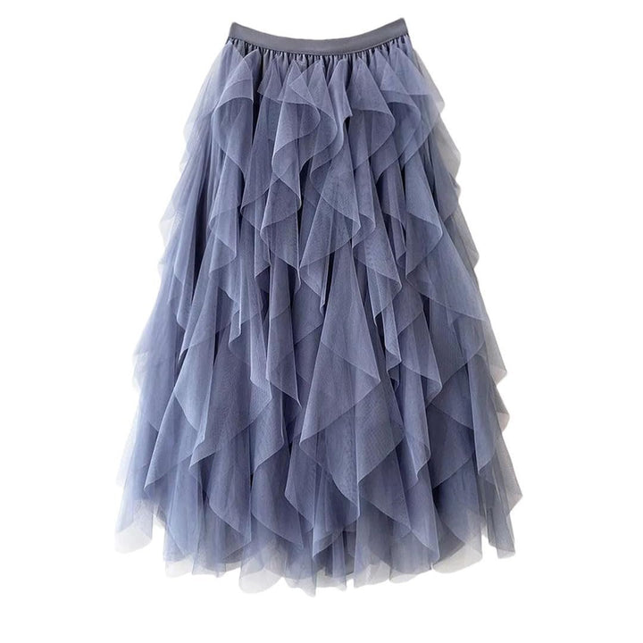 Women's Irregular Mesh Skirt
